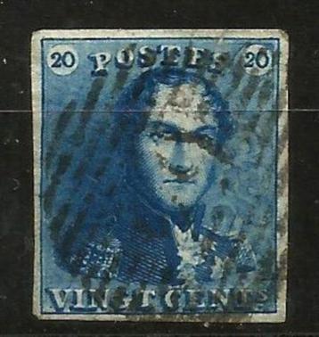 België 1849 Kon. Leopold I OBP 2  beschikbaar voor biedingen