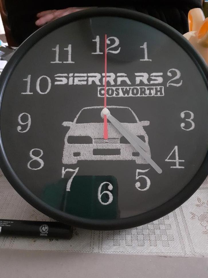 Klok geborduurd, Autos : Divers, Autos divers Autre, Enlèvement ou Envoi