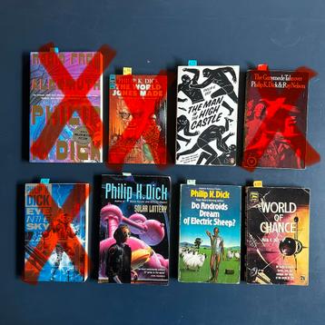 Vintage Science-Fiction (English) Books; Philip K. Dick, … beschikbaar voor biedingen