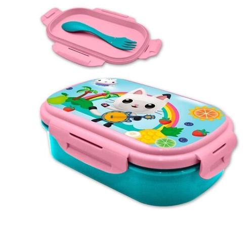 Gabby's Poppenhuis Broodtrommel / Brooddoos met Bestek, Kinderen en Baby's, Overige Kinderen en Baby's, Nieuw, Ophalen of Verzenden