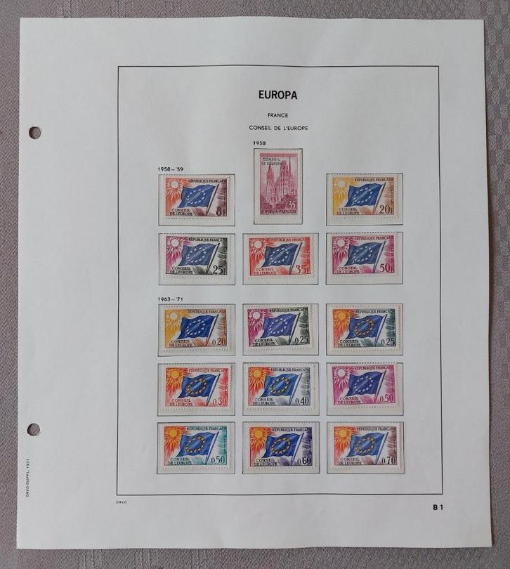 Postzegels Europa: diverse thema's - 22 DAVO-bladen, Postzegels en Munten, Postzegels | Thematische zegels, Postfris, Ophalen