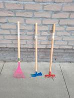 Tuingereedschap kind 3 delige set, Tuin en Terras, Ophalen of Verzenden, Zo goed als nieuw, Hark