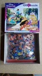 DISNEY PRINCESS PUZZEL 1000 stukjes, Hobby en Vrije tijd, Ophalen, 500 t/m 1500 stukjes, Gebruikt, Legpuzzel