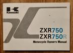 Instructieboekje Kawasaki 1993 ZXR750 L1 ZXR750R M1, Motoren, Onderdelen | Kawasaki