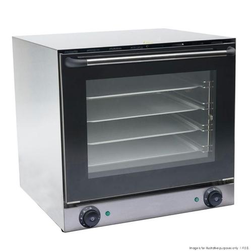 heteluchtoven convectieoven bartscher oven met bakplaten, Elektronische apparatuur, Ovens, Gebruikt, Vrijstaand, Oven, 45 tot 60 cm