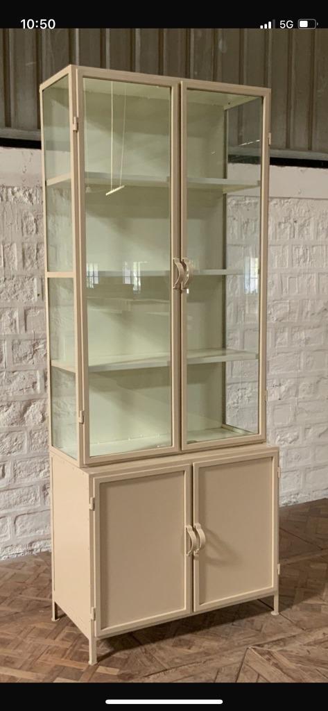 BUFFETKAST Exclusief bijzonder mooi 95 breed metaal actie, Huis en Inrichting, Kasten | Buffetkasten, Nieuw, 200 cm of meer, 50 tot 100 cm