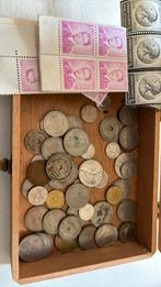 Lot monnaie ancienne et vieux timbres belges