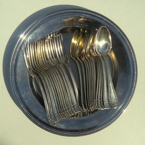 Louis XVI stijl bestek zilver 84 (verguld) goudsmid keurmerk, Antiek en Kunst, Antiek | Bestek, Ophalen of Verzenden