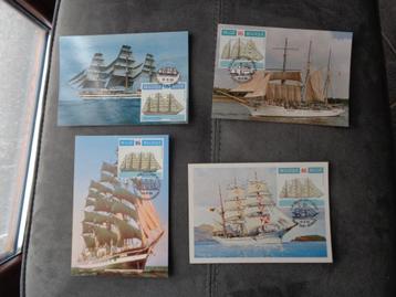 4 cartes maximum de 1995 (timbres 2608 à 2611), Enlèvement