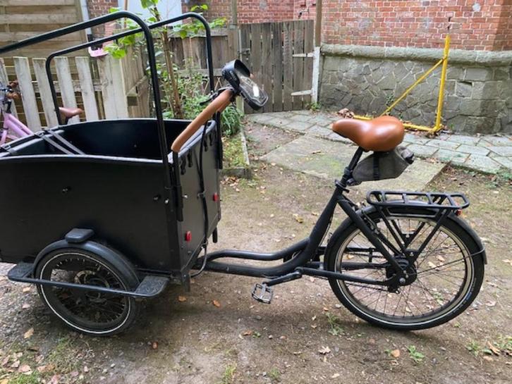 elektrische bakfiets, Fietsen en Brommers, Fietsen | Bakfietsen, Gebruikt, Overige merken, 4 kinderen of meer, Elektrisch, Huif