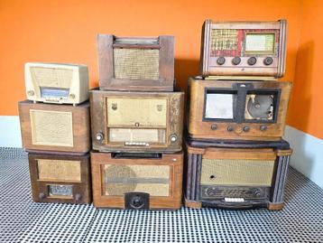 oude radio's beschikbaar voor biedingen