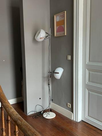 Vintage Dijkstra Space Age vloerlamp – jaren ’70, Métal, Utilisé, Space age, 150 à 200 cm