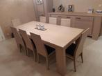 Eiken tafel verlengbaar, Huis en Inrichting, 200 cm of meer, 50 tot 100 cm, Gebruikt, Rechthoekig