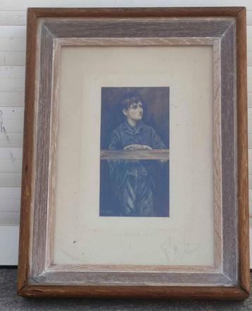 lithographie son premier deli signe deloz beschikbaar voor biedingen
