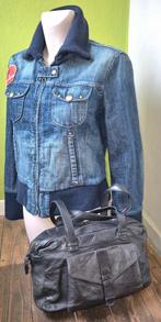 Sac à bandoulière en cuir Pieces, Enlèvement ou Envoi, Comme neuf, Noir