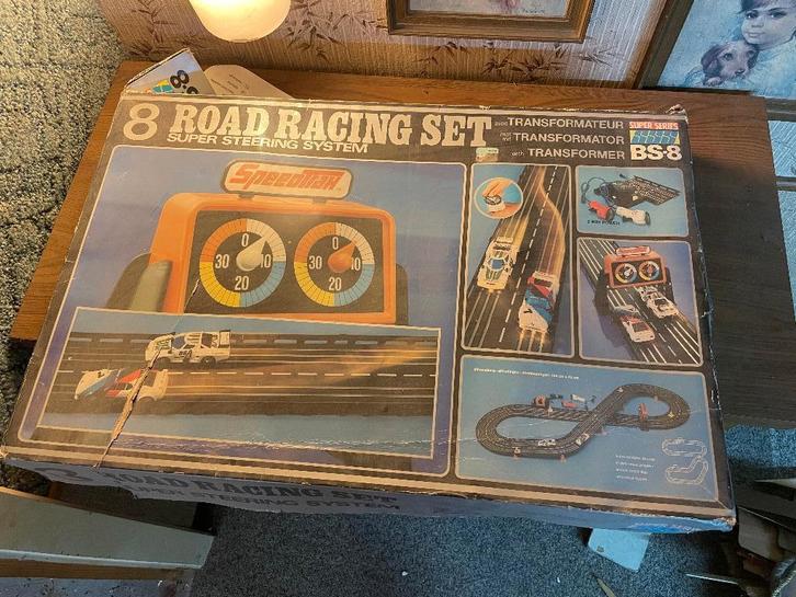 Racebaan Road racing set, Enfants & Bébés, Jouets | Circuits, Utilisé, Circuit, Électrique, Autres marques, Enlèvement