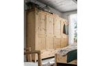 Grote massief grenen houten kledingkast, Huis en Inrichting, Kasten | Kleerkasten, 150 tot 200 cm, Nieuw, Grenenhout, Met hangruimte