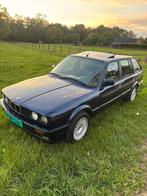 BMW 316i Touring Edition 1993, Achterwielaandrijving, Zwart, Blauw, Leder