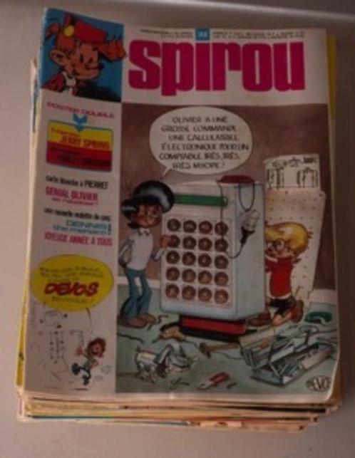 Lot Journaux Spirou (10 années complètes) voir description, Boeken, Stripverhalen, Gelezen, Complete serie of reeks, Ophalen