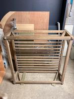 Tafel met glazen blad, Ophalen, Gebruikt, Glas, Vierkant