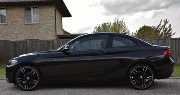 BMW 218i Coupé Sportpack "LEDER-AIRCO-GPS- PARKEERSENSOREN" beschikbaar voor biedingen