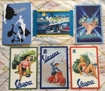 Vespa postkaarten beschikbaar voor biedingen