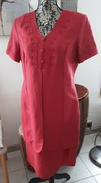 Robe effet "2 en 1" neuve couleur fraise taille 40/42, Maat 38/40 (M), Taillissime La Redoute, Nieuw, Ophalen of Verzenden