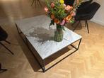 Grote salontafel met marmer blad, Huis en Inrichting, Tafels | Salontafels, Ophalen, Overige materialen, Gebruikt, 50 tot 100 cm