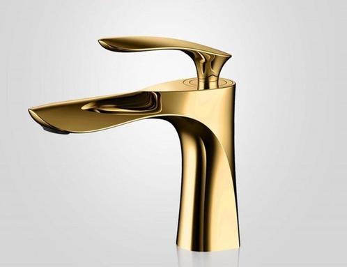NIEUWE Goudkleurig Design Kraan, prachtig, Doe-het-zelf en Bouw, Sanitair, Nieuw, Kraan, Chroom, Koper, Ophalen of Verzenden