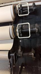 ophangsysteem voor 3 achtergronden + rollen papier zwart Wit, Audio, Tv en Foto, Ophalen, Gebruikt, Achtergrond