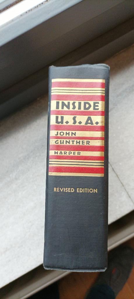 Inside USA - John Gunther - Harper & brothers NY, 1121 pages, Livres, Récits de voyage, Comme neuf, Amérique du Nord, Enlèvement ou Envoi