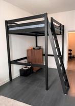 Stora Ikea hoogslaper 140x200 cm zwart, Ophalen, Gebruikt, Hoogslaper