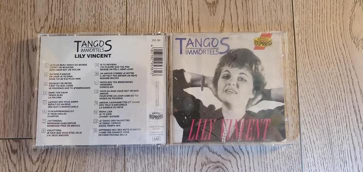 Lily Vincent ‎– Tangos Immortels, CD & DVD, CD | Pop, Utilisé, 1980 à 2000, Enlèvement ou Envoi