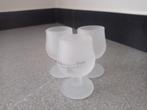 Set van 3 glaasjes die in diepvries mogen, Glas of Glazen, Ophalen of Verzenden, Overige stijlen, Glas