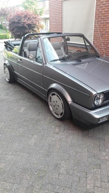 GOLF 1 GTI CABRIO TOPSTAAT 16V 170 PK SUPER SUPER SNEL., Autos, Cuir, Argent ou Gris, Achat, Interruption de démarrage