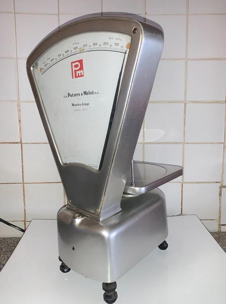 s.a. Putzeys & Mélot n.v.weegschaal, Antiek en Kunst, Antiek | Gereedschap en Instrumenten, Ophalen