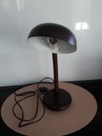 Retro vintage tafellamp kleur bruin, Ophalen of Verzenden