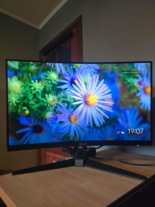 Écran incurvé ASUS TUF Gaming VG27VH1B – 27” – 165 Hz – Full, Computers en Software, Monitoren, Zo goed als nieuw, HDMI, VGA, VA