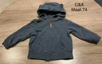 Gilet met kap (C&A, maat 74), Kinderen en Baby's, Babykleding | Maat 74, Ophalen of Verzenden, Zo goed als nieuw