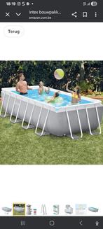 Zwembad intex 400x200x100 met heel veel extra's, Ophalen, Zo goed als nieuw