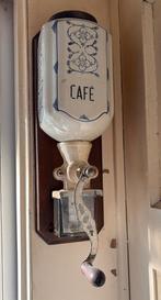 Ancien moulin à café mural faïence Décor Copenhagen, Antiquités & Art, Enlèvement