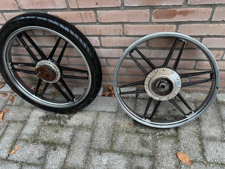 Honda camino rigida velgen, Fietsen en Brommers, Brommeronderdelen | Oldtimers, Zo goed als nieuw, Ophalen