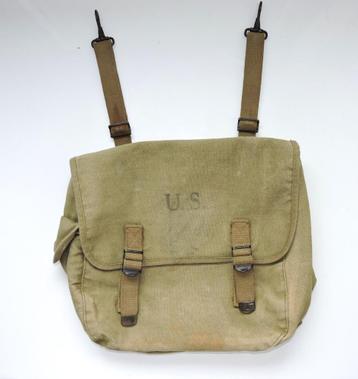 datée 1942 Musette PARATROOPER US sac soldat américain 