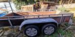 3m x 1.25m Geremde dubbelasser met papieren aanhangwagen, Auto diversen, Aanhangers en Bagagewagens, Ophalen, Gebruikt