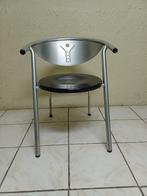 Terrasstoelen bistro stoelen industrieel retro design rvs, Meubilair, Gebruikt, Ophalen