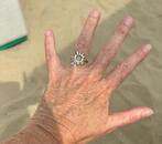 Handgemaakte zilver ring “sun” nieuw, Ophalen of Verzenden, Nieuw, Zilver, Zilver