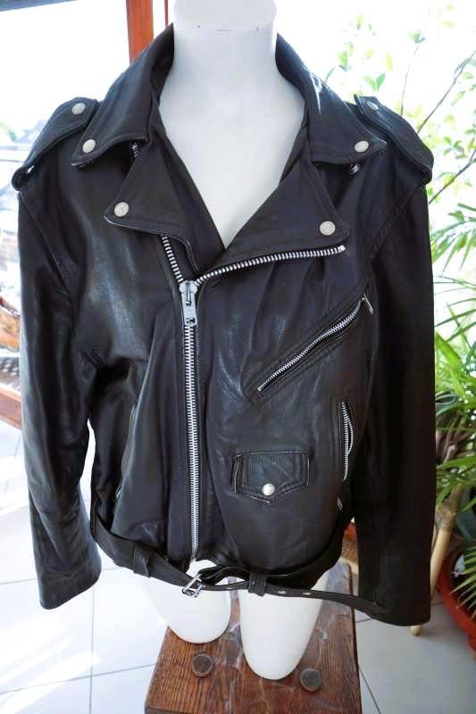 zwart origineel sterk lederen motor vest, Motoren, Kleding | Motorkleding, Motorcrosskleding, Tweedehands, Ophalen of Verzenden