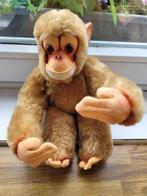 Superbe singe articulé en peluche vintage., Comme neuf, Autres types, Enlèvement ou Envoi