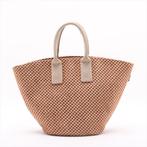Sac cabas Hermès Panier Bus, Envoi, Utilisé, Beige, Shopper