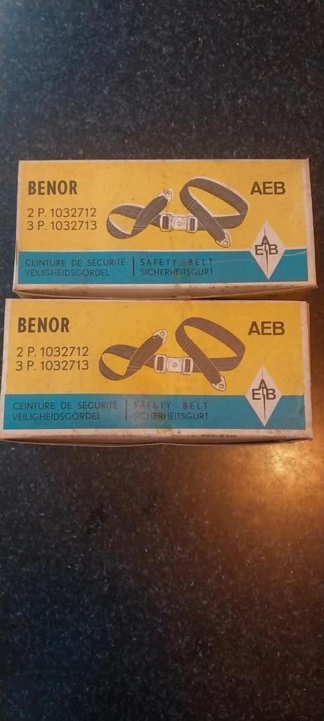 2 nieuwe veiligheidsgordels, Auto-onderdelen, Interieur en Bekleding, Citroën, Fiat, Ford, Opel, Peugeot, Porsche, Renault, Nieuw